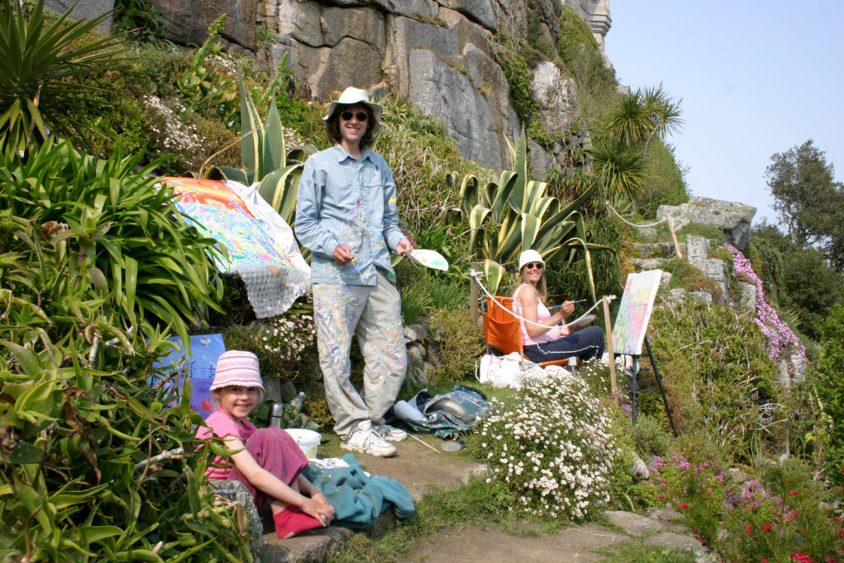 John Dyer painting on St Michael's Mount