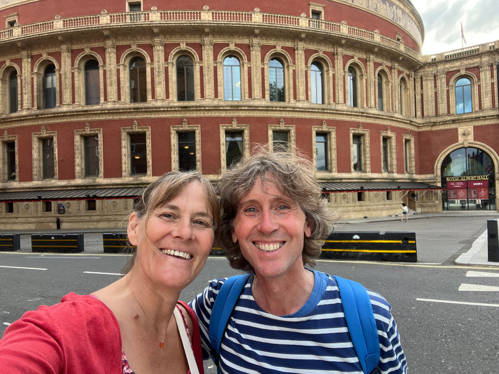 Joanne Short and John Dyer at the Royal Albert Hall