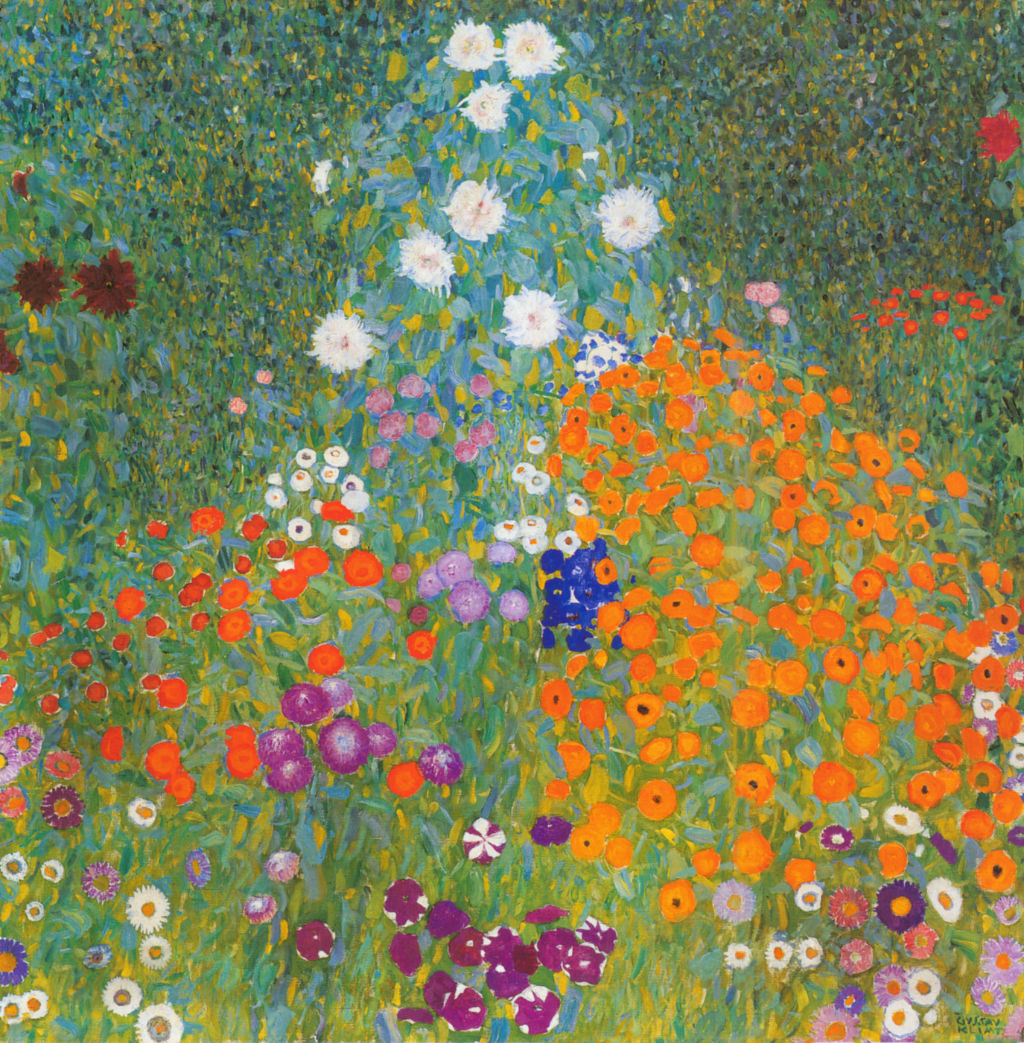 Bauerngarten by artist Gustav Klimt