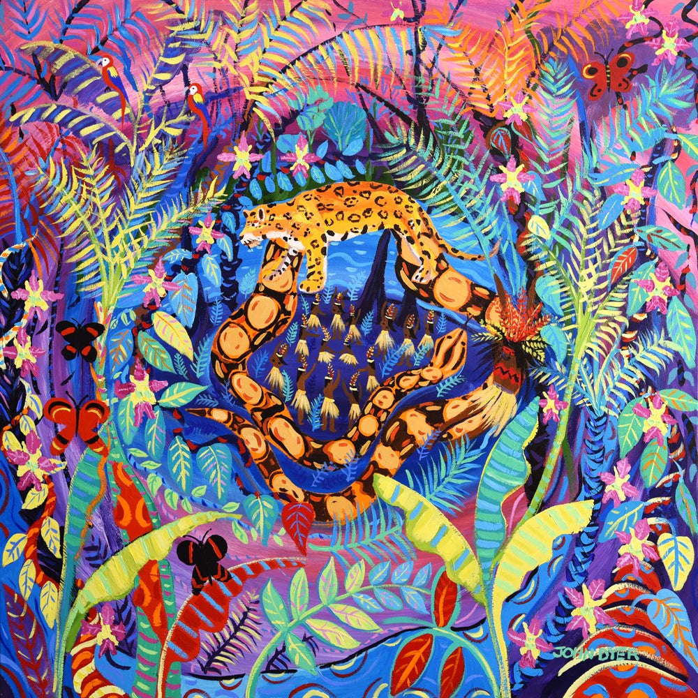 Limited Edition Print by artist John Dyer. Nawê - Spirits of the Amazon Rainforest