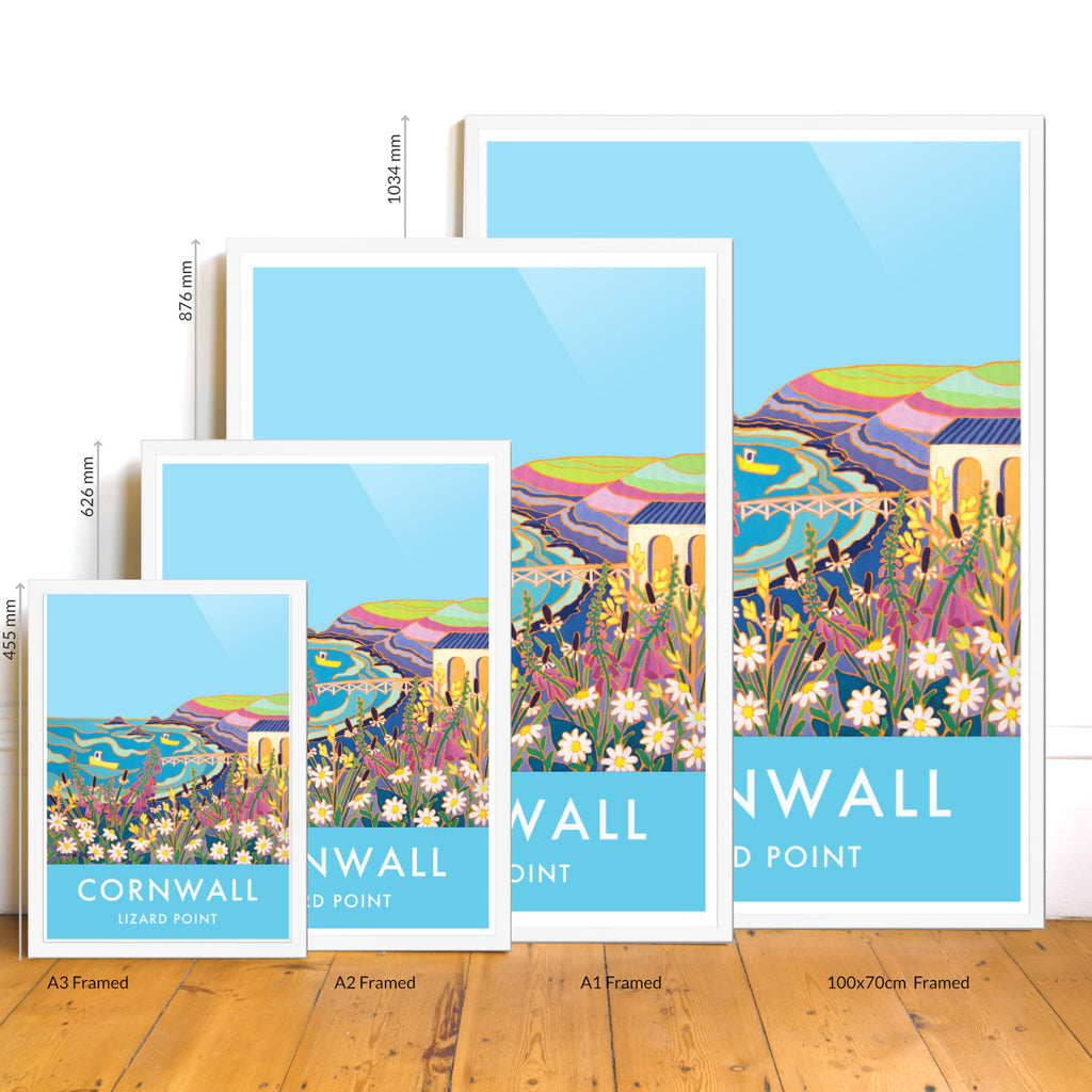 Joanne Short Cornish wall art print in a range of wall art decor sizes