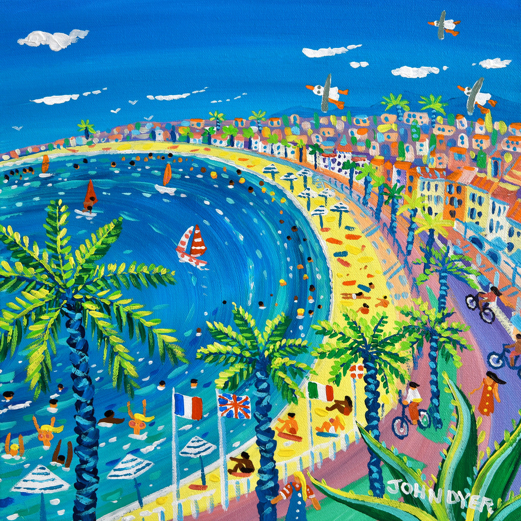 John Dyer painting of Nice and the French Riviera in France