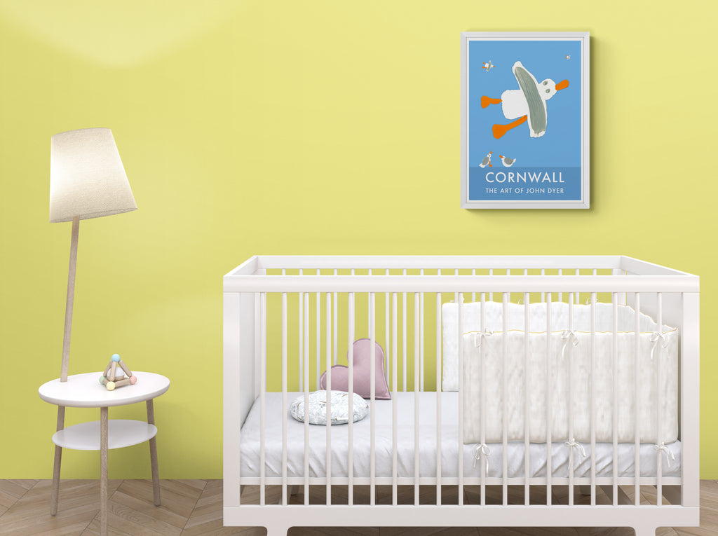 Nursery-room-with-cot-and-table-furniture-wall-art-john-dyer-gallery