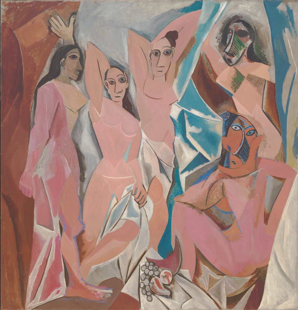 Pablo Picasso. Les Demoiselles d'Avignon.