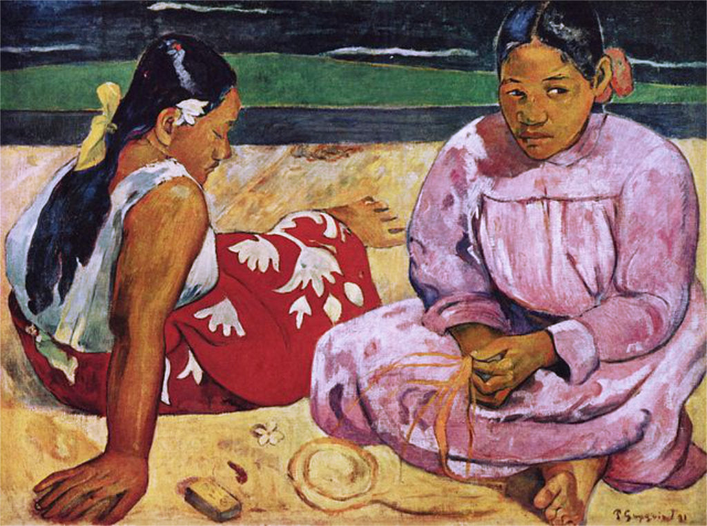 Paul Gauguin, 'Tahitian women on the Beach',