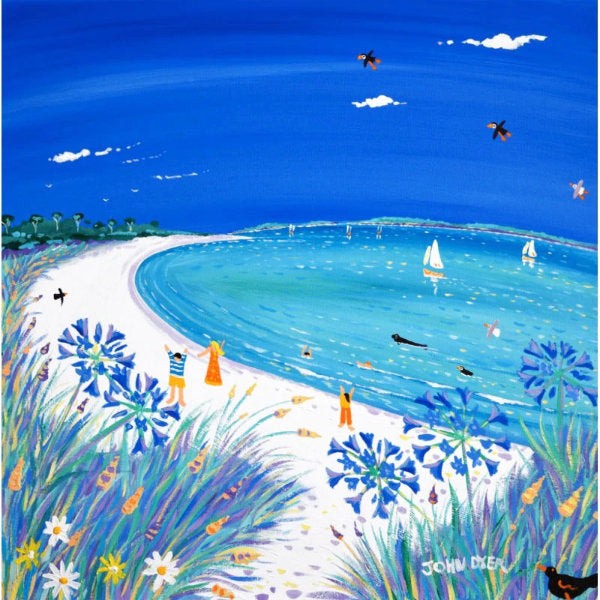 Limited edition print by artist John Dyer, White Sand and Sunshine, Tresco