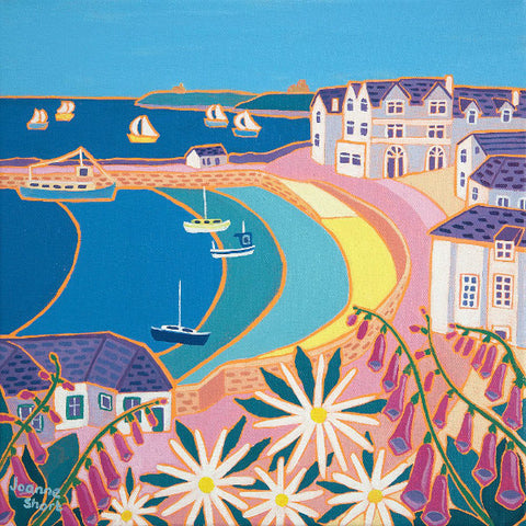 Original oil painting by Joanne Short, Incoming Tide, St. Mawes