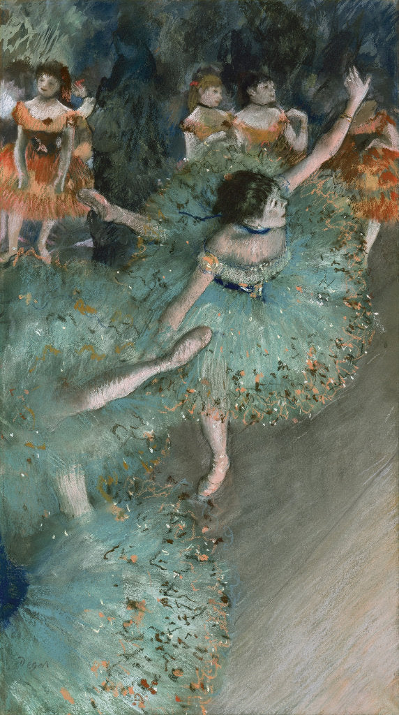 'Swaying Dancer (Dancer in Green)' by Edgar Degas