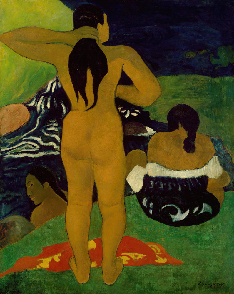 Woman on the Beach by Paul Gauguin