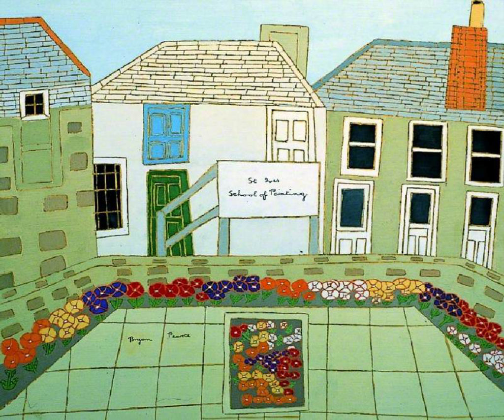 Painting of St Ives School of Art by Bryan Pearce