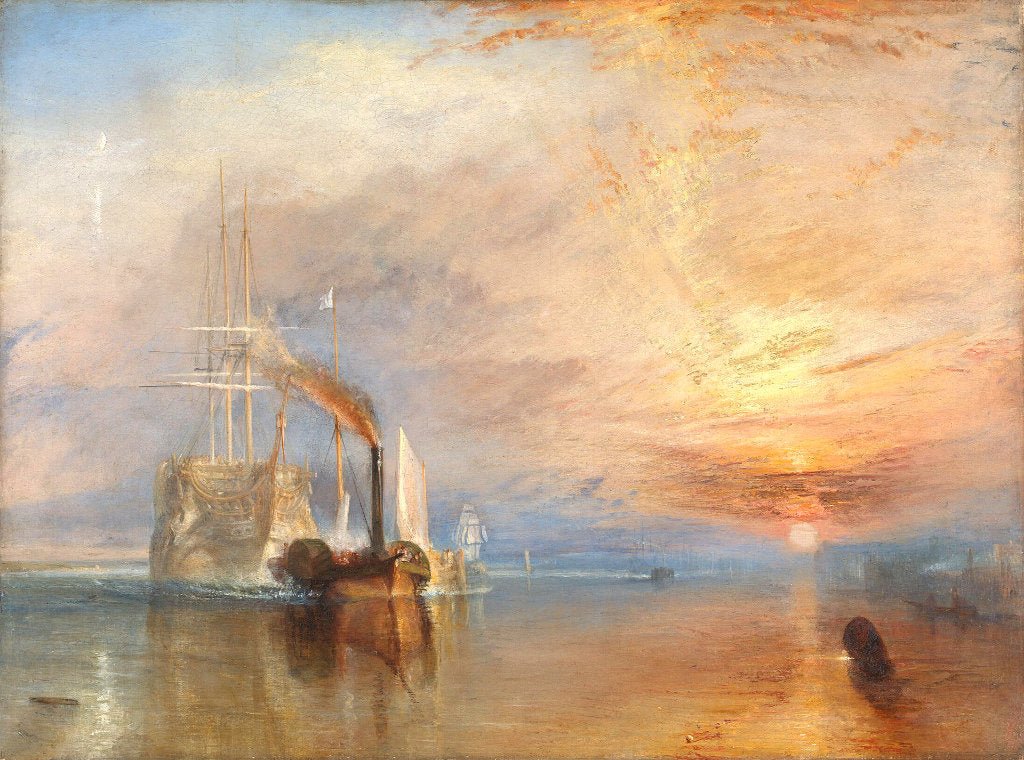 The fighting Temeraire tugged to her last Berth to be broken up' by Joseph Mallord William