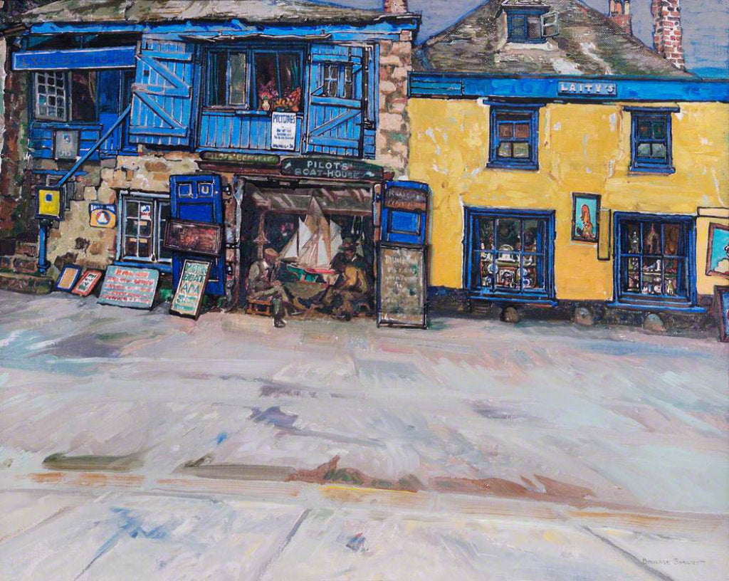 The Pilot's Boathouse, St Ives. Robert Borlase Smart (1881–1947)