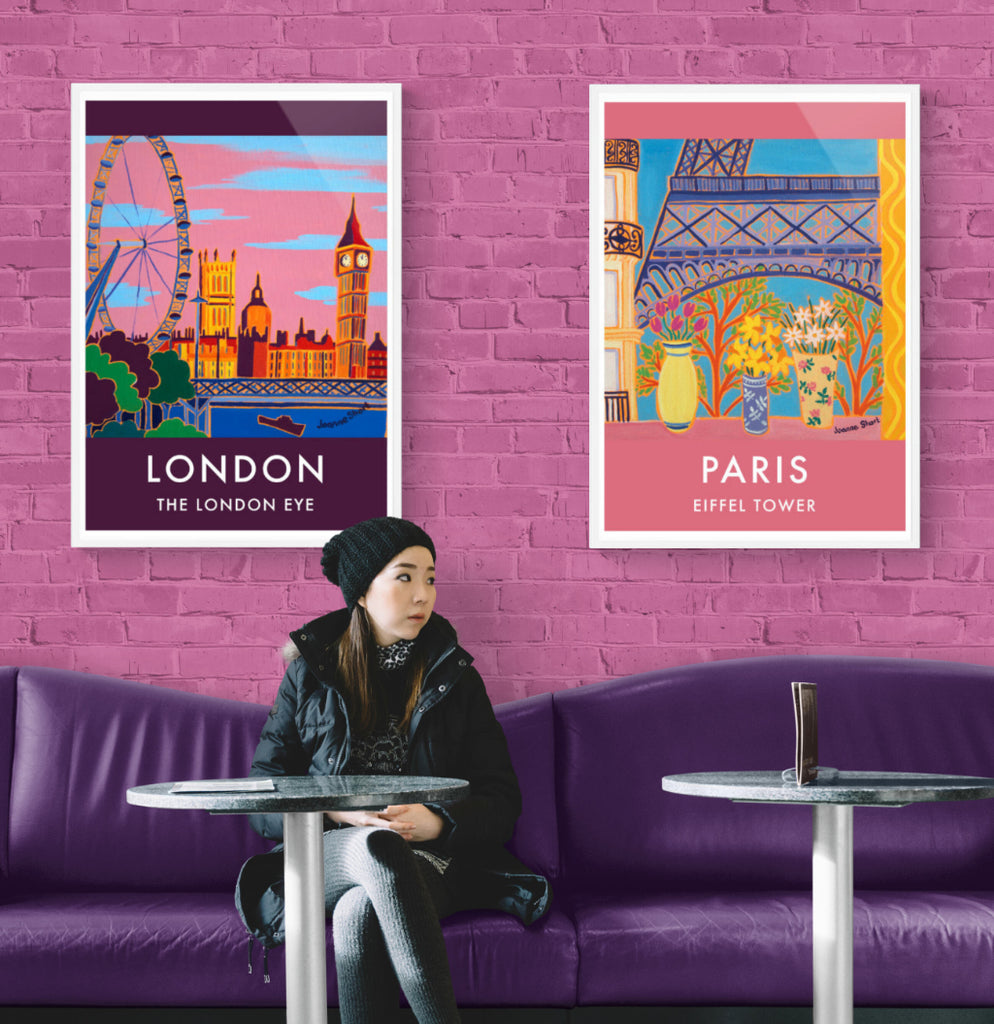 Art for a café setting - fine art wall art poster prints of cities