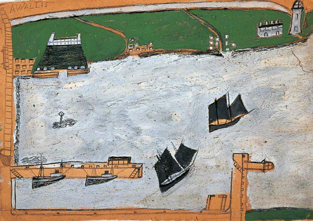 St Michael's Mount painting by Alfred Wallis