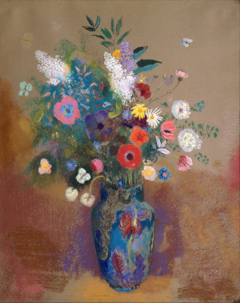  'Bouquet of Flowers' (c.1900-1905), Odilon Redon