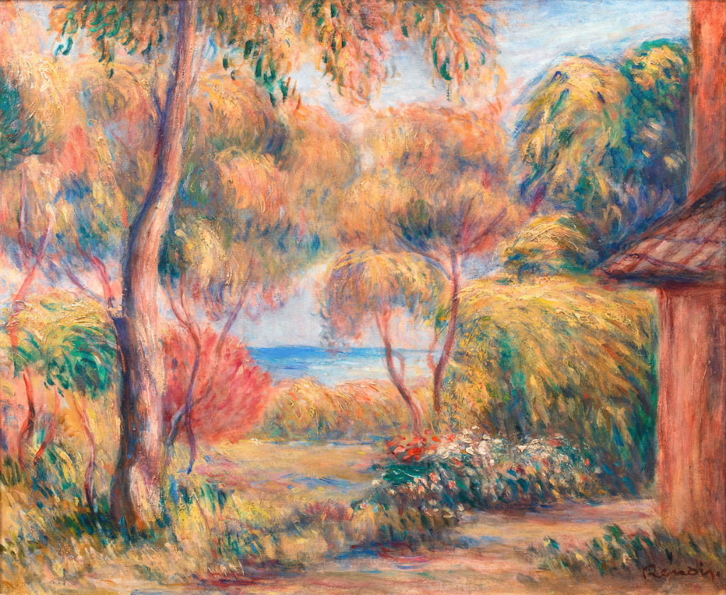 Renoir painting of the South of France and Côte d'Azur