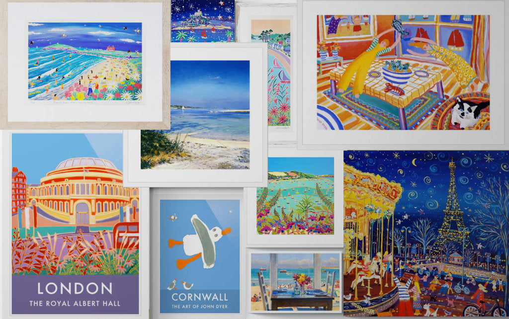 collage of artwork from the John Dyer Gallery