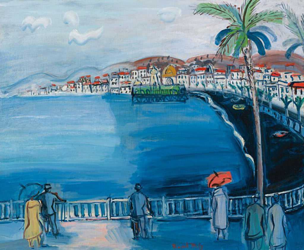 Nice, La Baie des Anges, Nice by Raoul Dufy