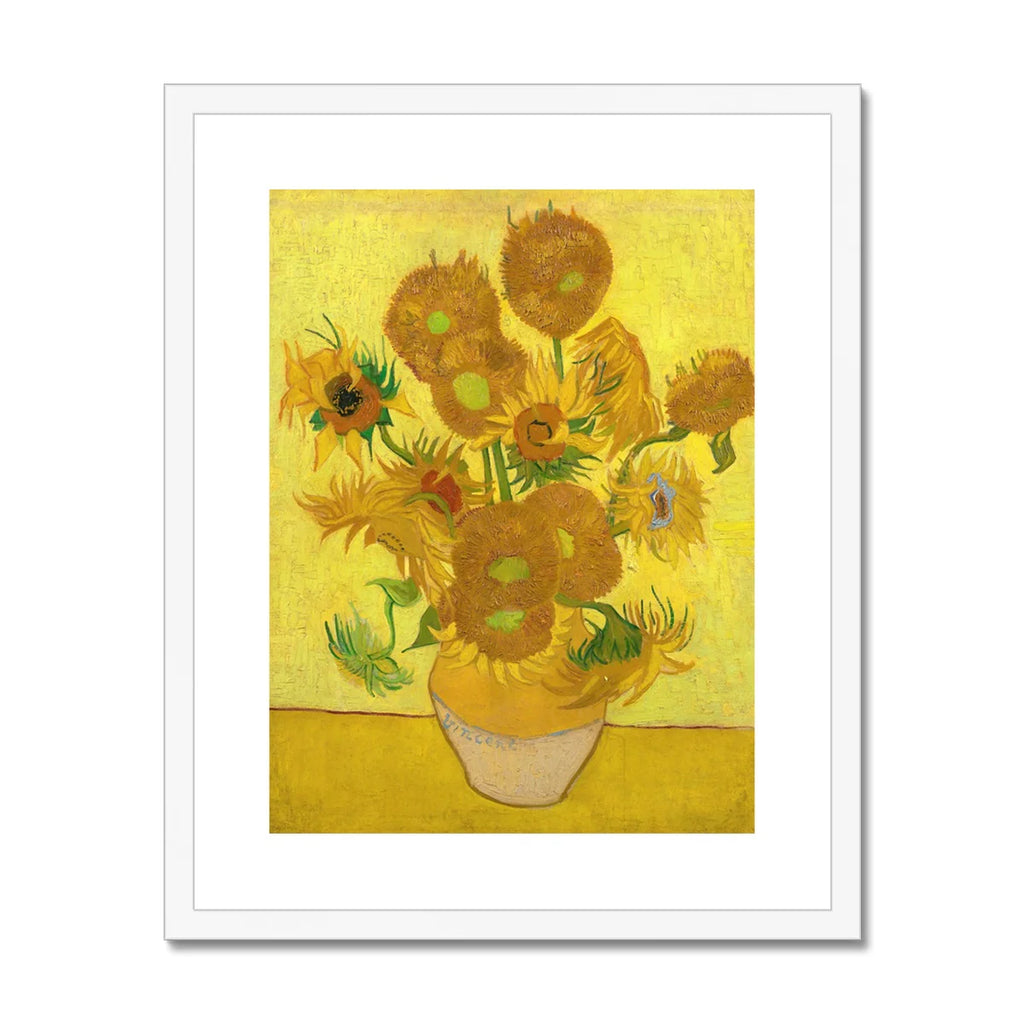 Open edition print of sunflowers by Vincent Van Gogh