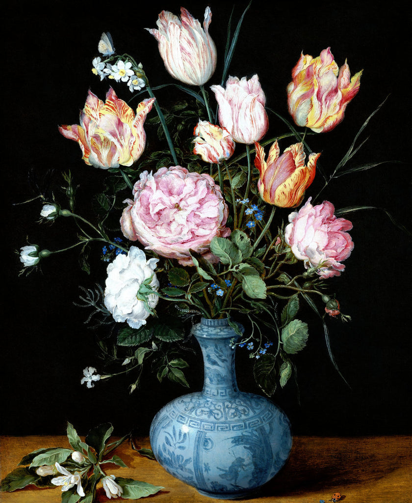 'Flowers in a Wan-Li Vase'(c.1610-1615), Jan Breughel the Elder, available as an open edition art print