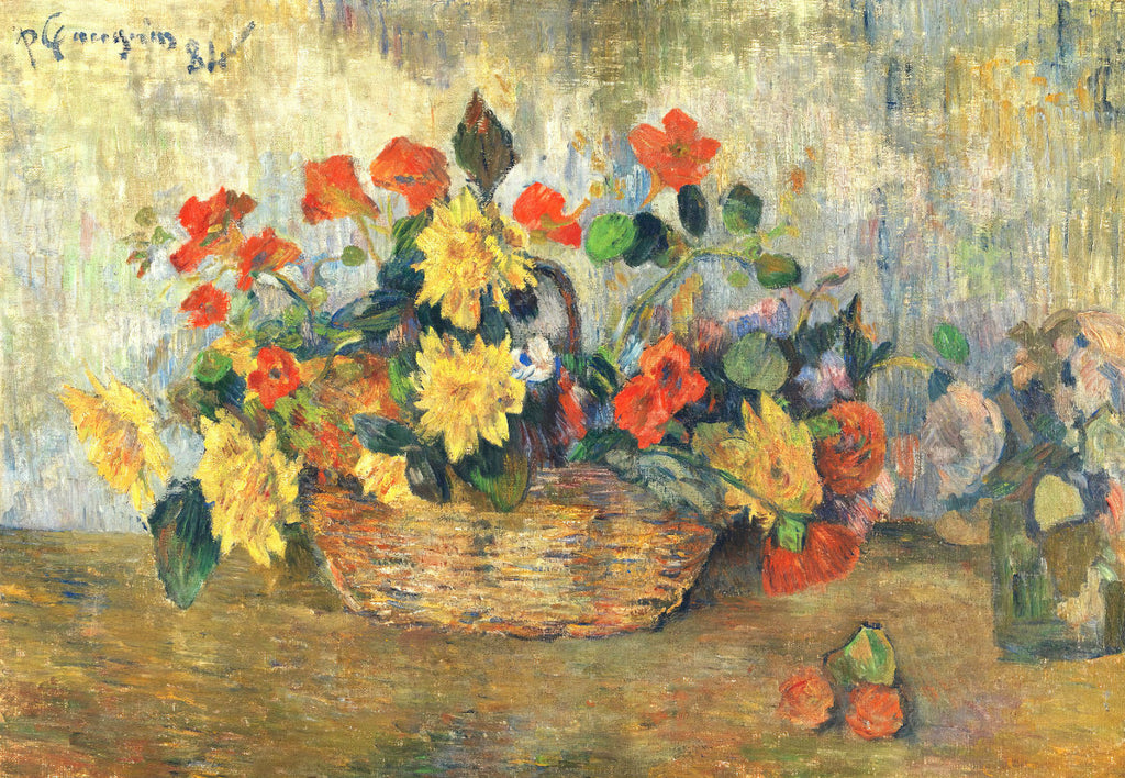 'Flowers' Still Life by Paul Gauguin. Framed Open Edition Fine Art Print. Historic Art