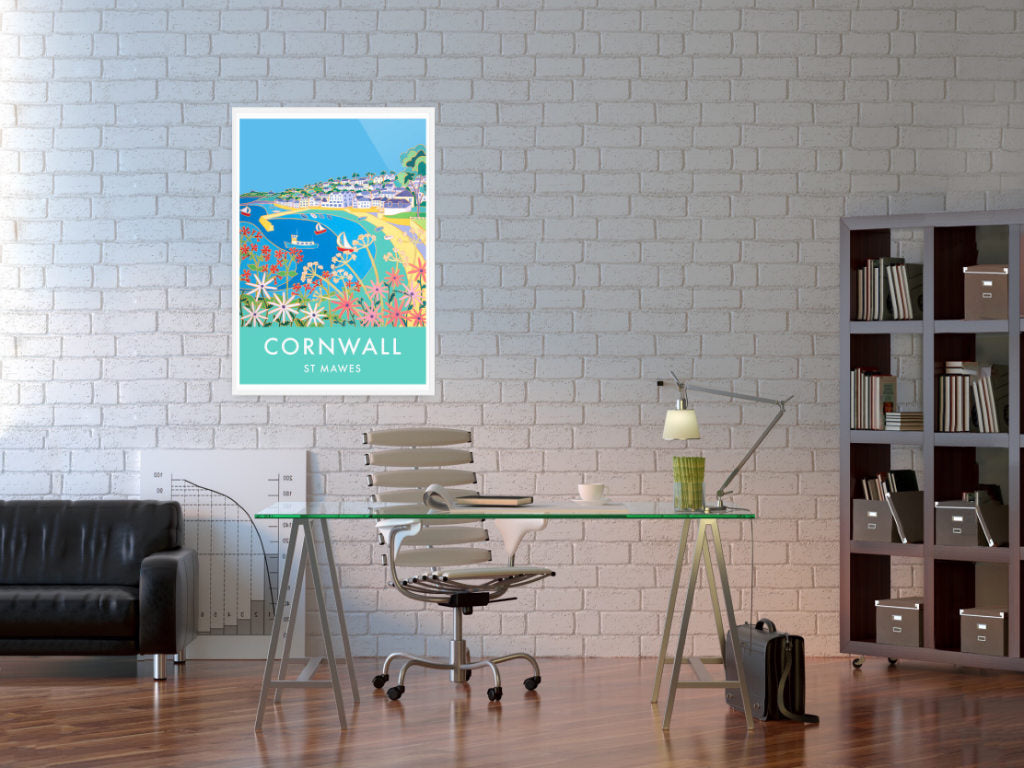 Cornwall print for home office. John Dyer Gallery