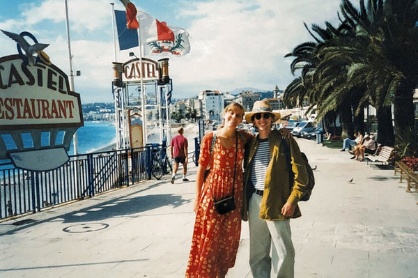 Joanne Short and John Dyer on their honeymoon in Nice, the South of France
