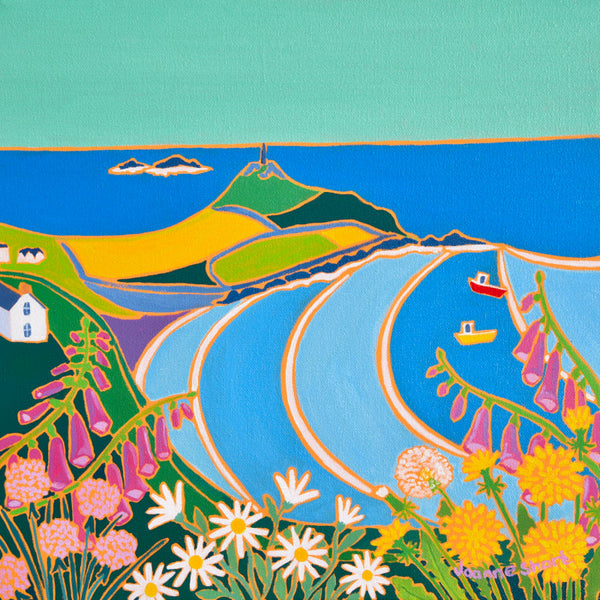 Joanne Short original painting of Cape Cornwall