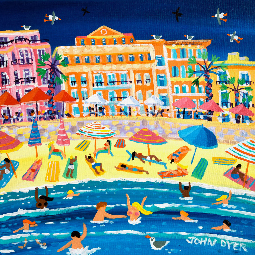 John Dyer painting of Menton in France