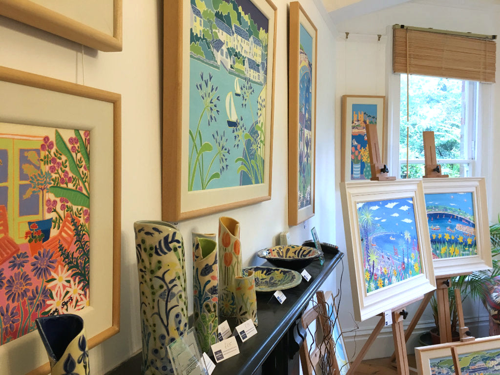 Original paintings on display at The John Dyer Gallery