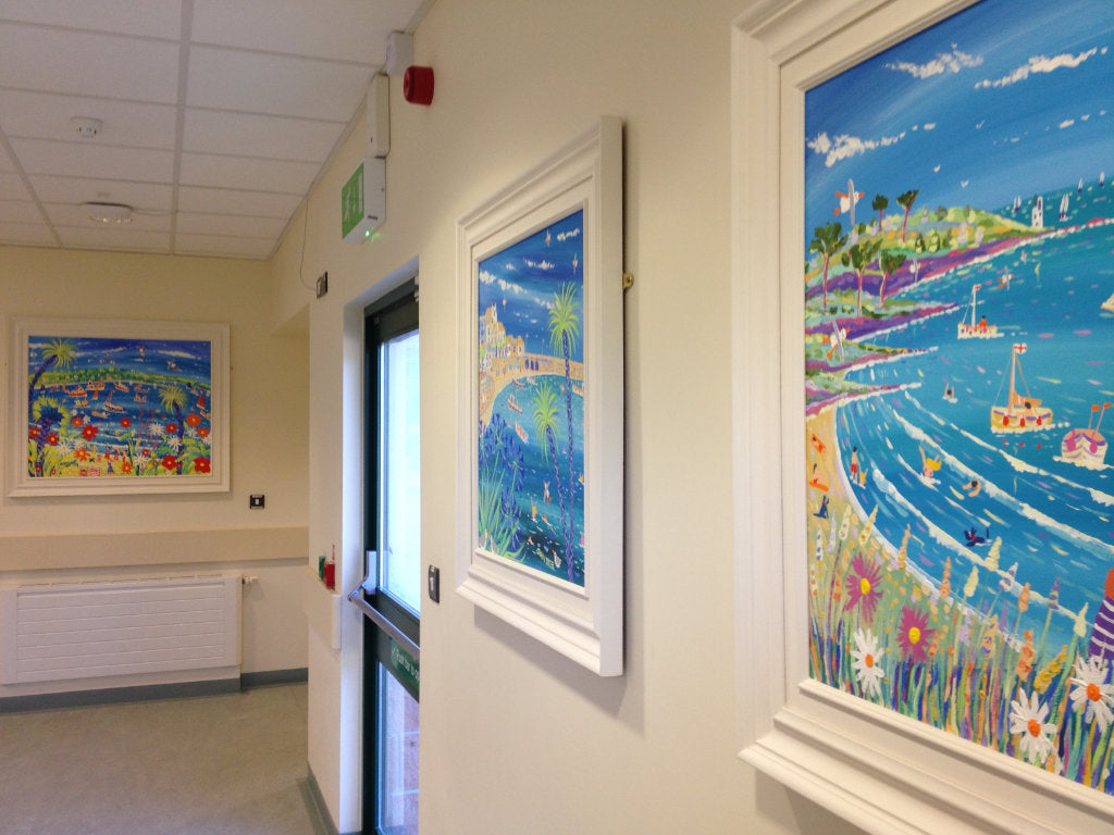 paintings by John Dyer, at Treliske Hospital