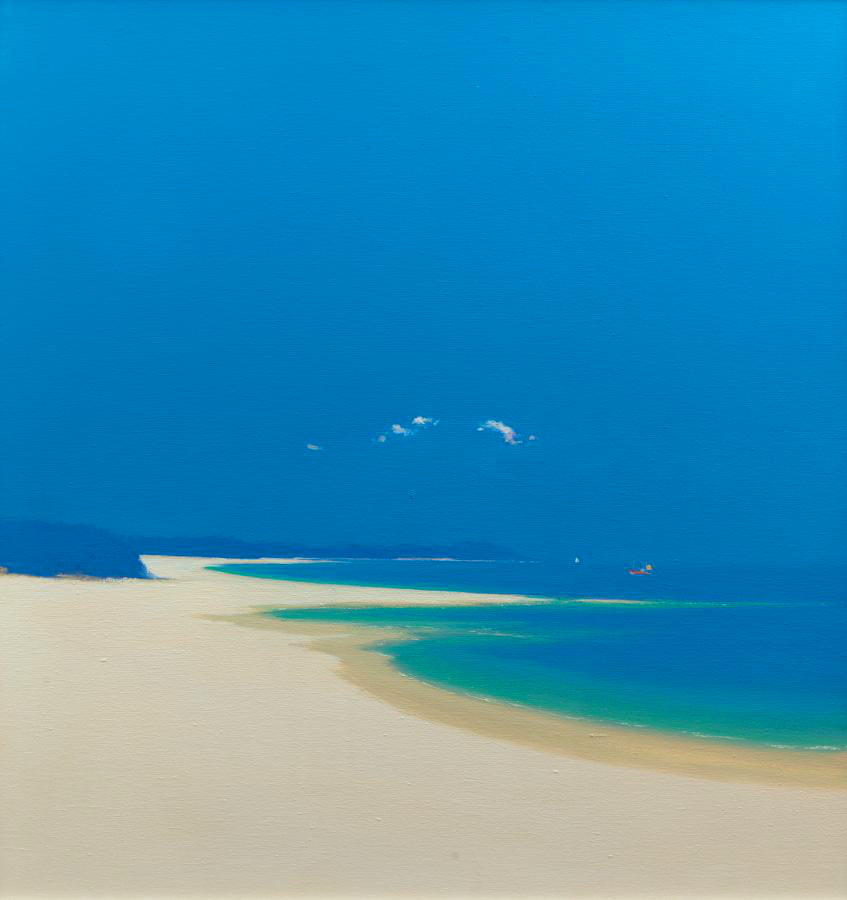 August Day - St Ives Bay painting by John Miller