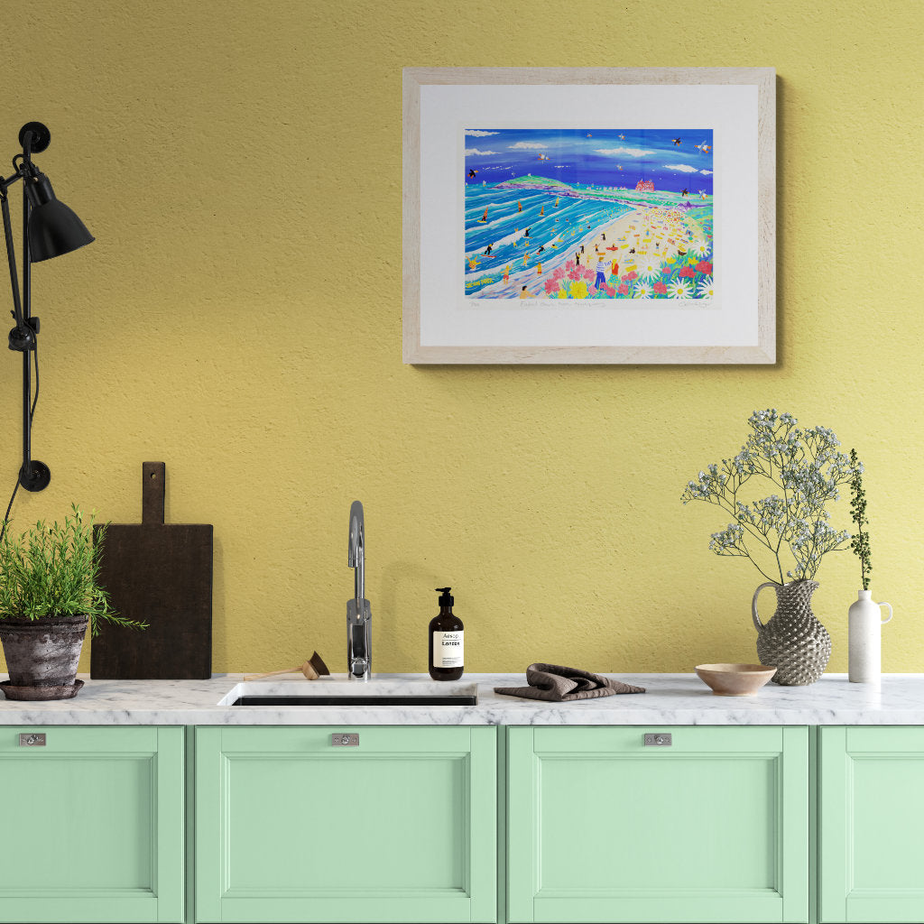 John Dyer open edition print in a kitchen scene