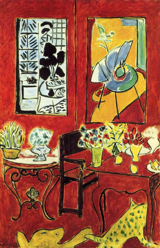 large red interior-1948 by Matisse