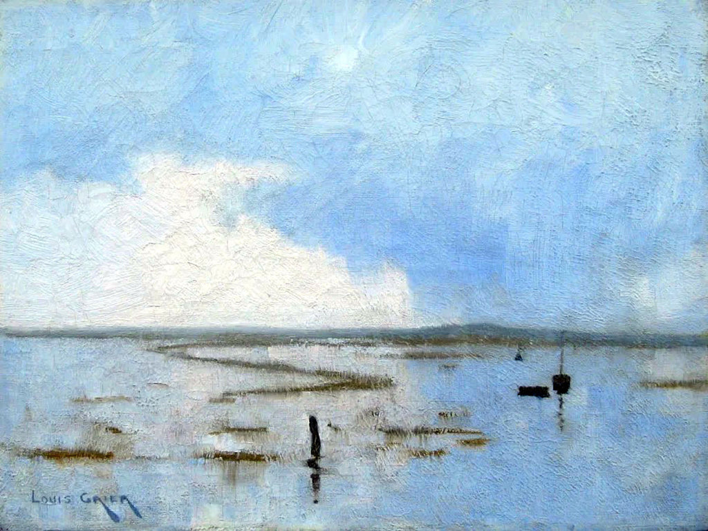 Painting by Louis Grier of Hayle Estuary