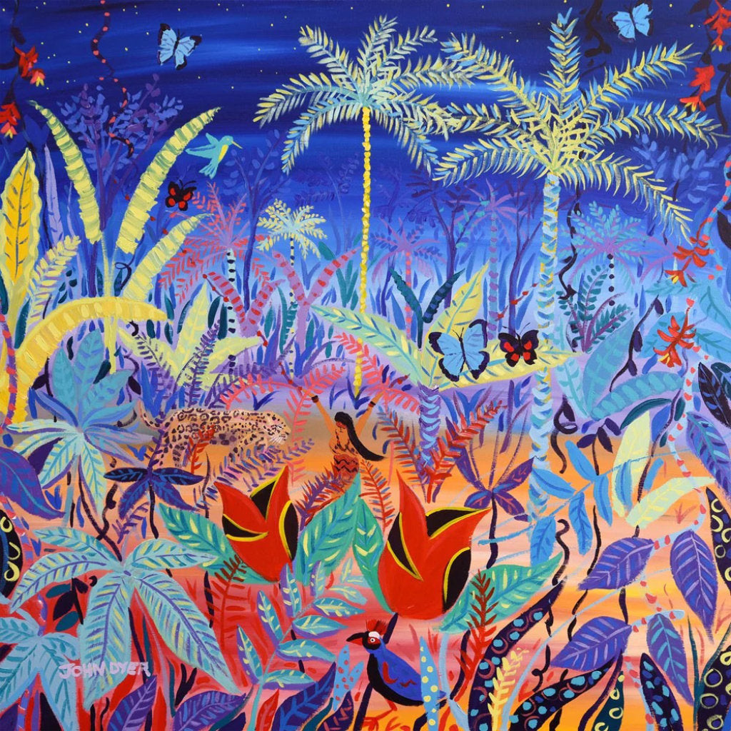 painting of the amazon rain forest by John dyer