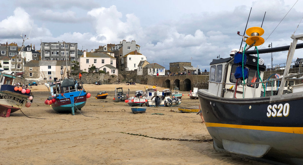 Boats in St Ives Harbour