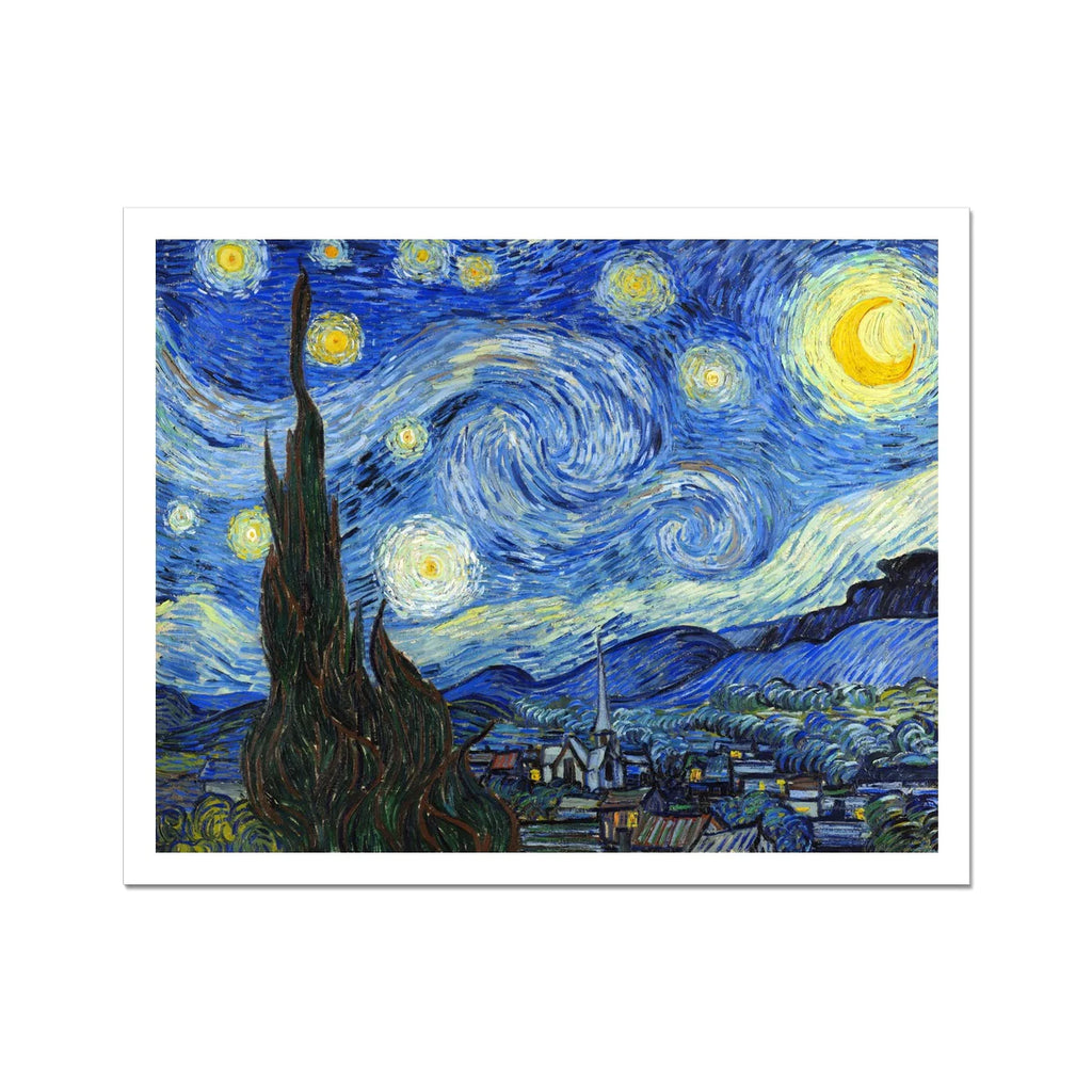 'Starry Night' by Vincent Van Gogh. Open Edition Fine Art Print