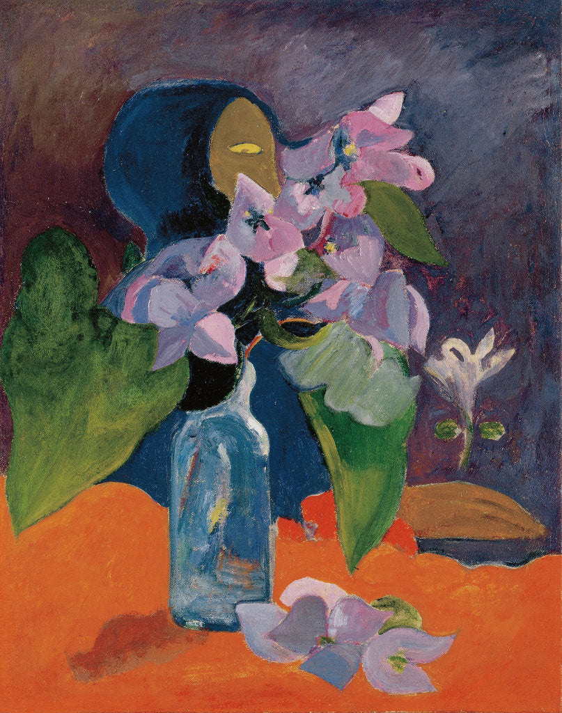  'Still Life with Flowers and Idol' (1892), Paul Gauguin