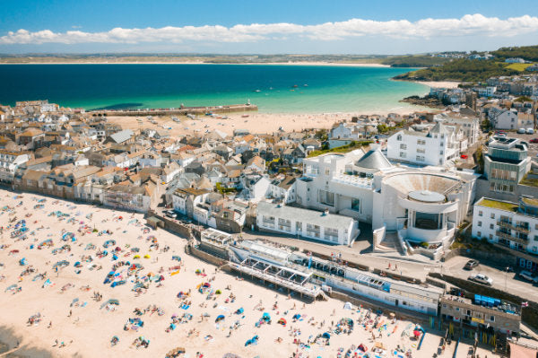 Aeriel photo of The Tate Gallery, St Ives