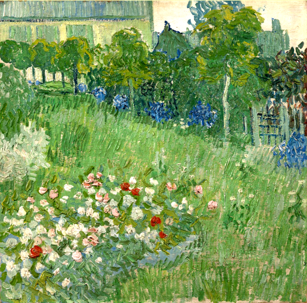 'Daubigny's Garden' by Vincent van Gogh (1853 - 1890), Auvers-sur-Oise, June 1890. Van Gogh Museum.