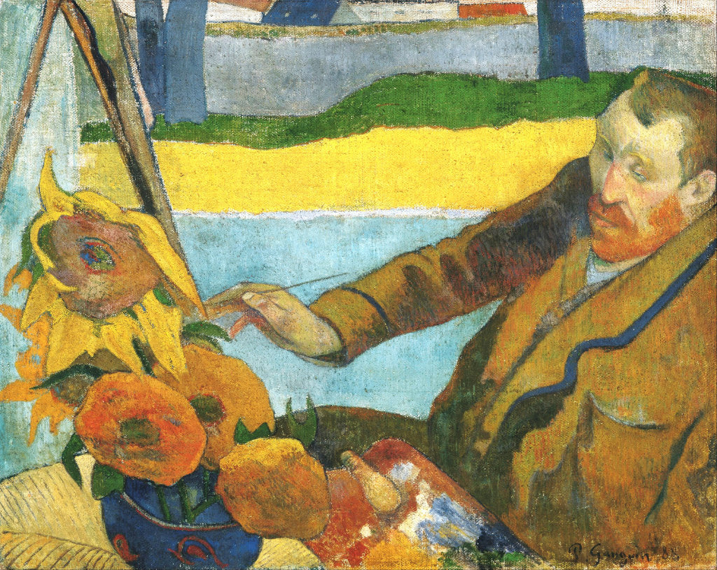 Vincent van Gogh Painting Sunflowers by Paul Gauguin