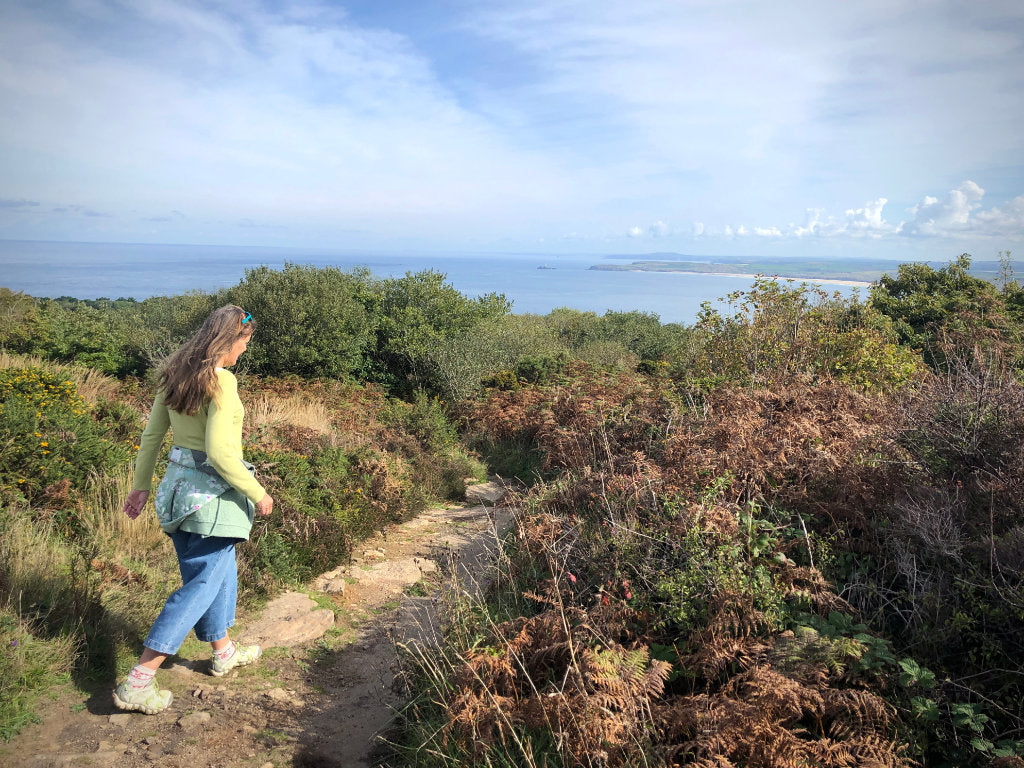 View from Worras Hill to Carbis Bay and beyond