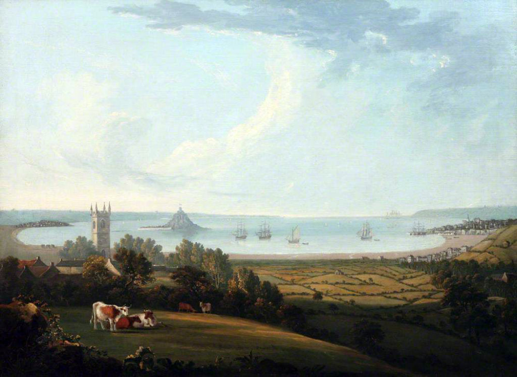 St Michael's Mount painting by William Brooks