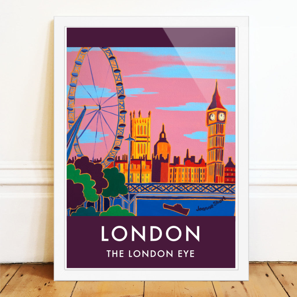 zwaarlijvigheid element Schilderen London Eye Westminster | Art Poster | John Dyer Gallery