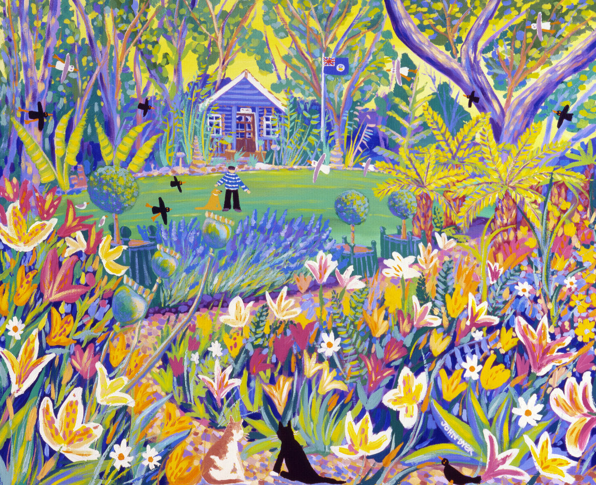 &#39;Last Summer, Barleywood&#39; by John Dyer. BBC Gardeners&#39; World Limited Edition Print Co-signed by Alan Titchmarsh