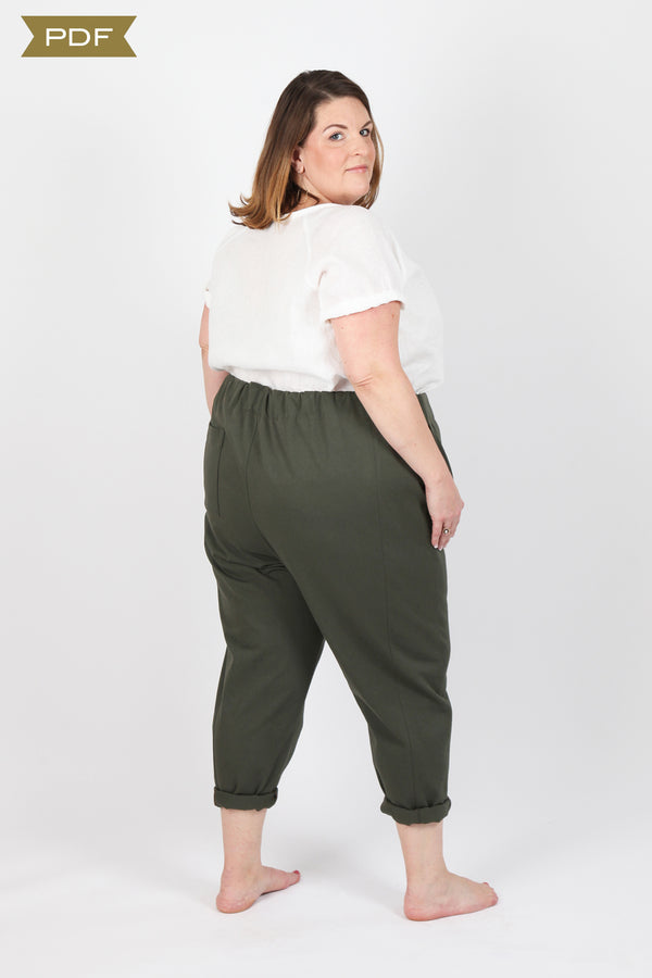 Free Range Fun Over Trousers Sewing Pattern - Adult Female/Curve