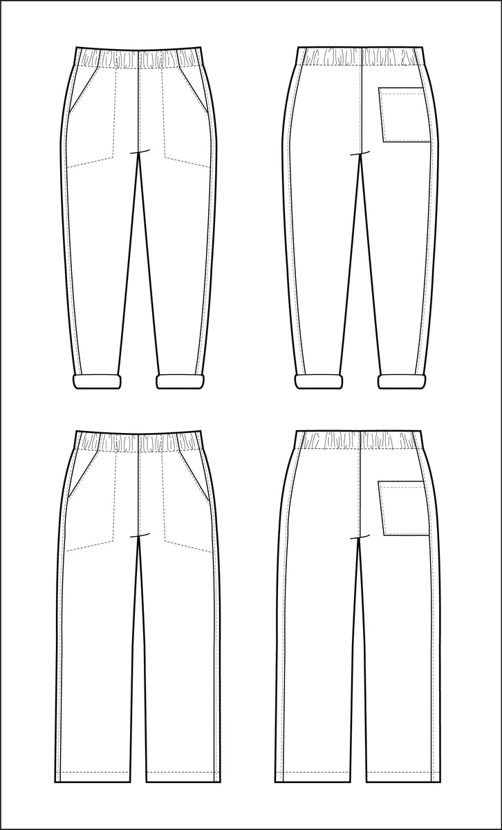 Free Range Slacks Curvy Fit Sewing Pattern (PDF) – Sew House Seven