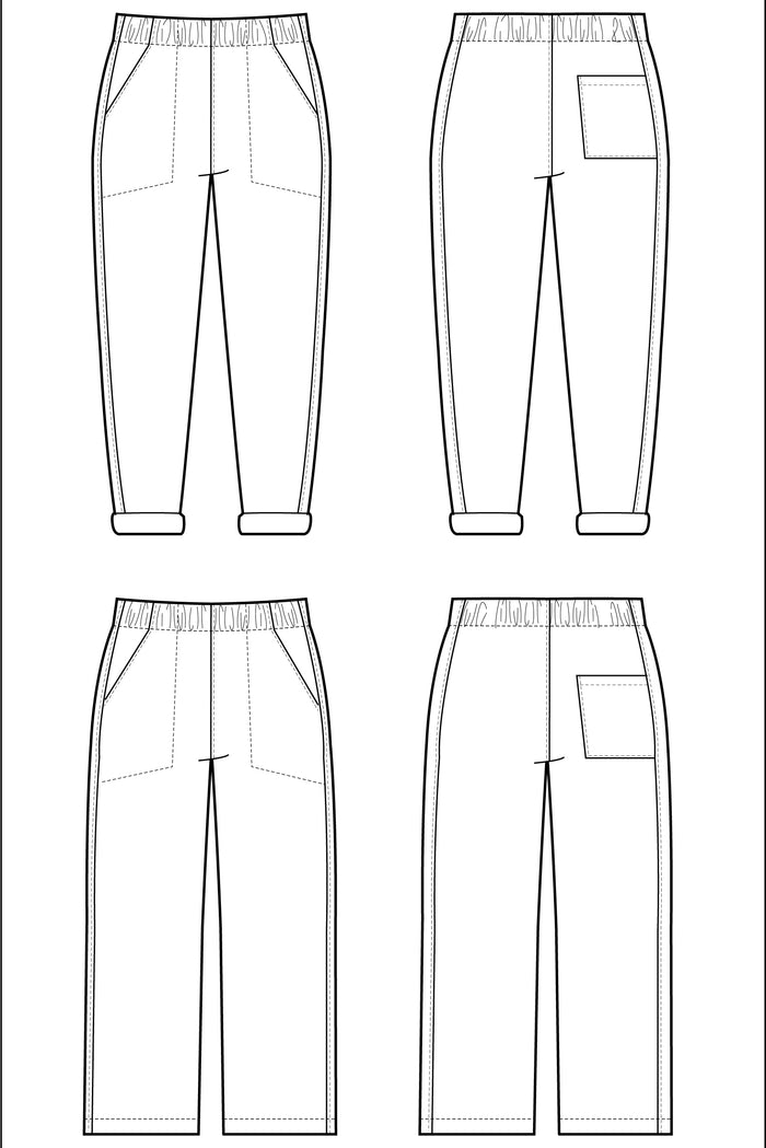 Free Range Slacks Curvy Fit Sewing Pattern (PDF) – Sew House Seven