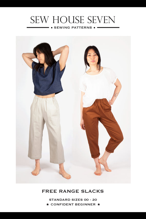 Fit Pants Wide Leg Pattern, Women Sizes 00-20